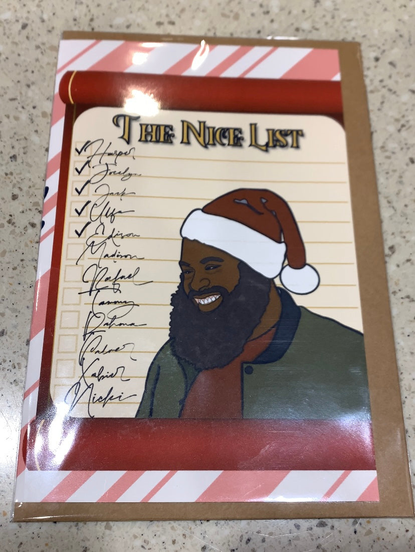 Mr. Nice List Cards