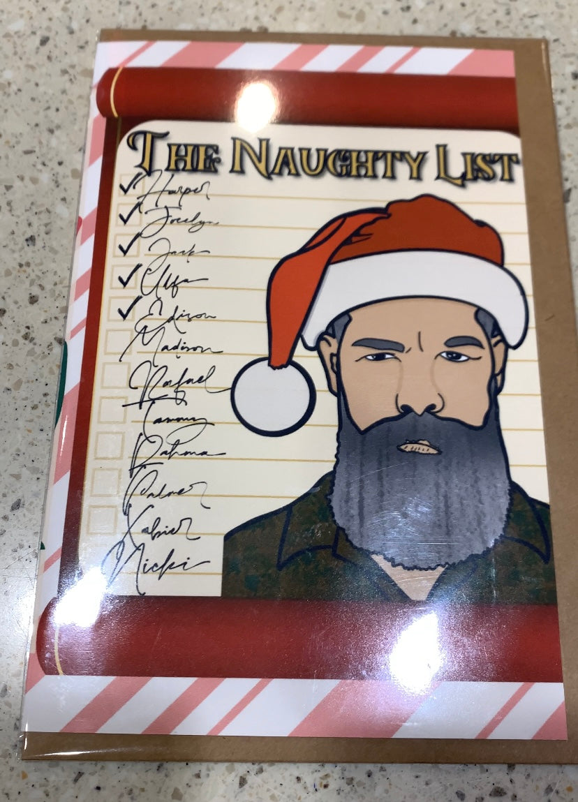 Mr. Naughty List Cards