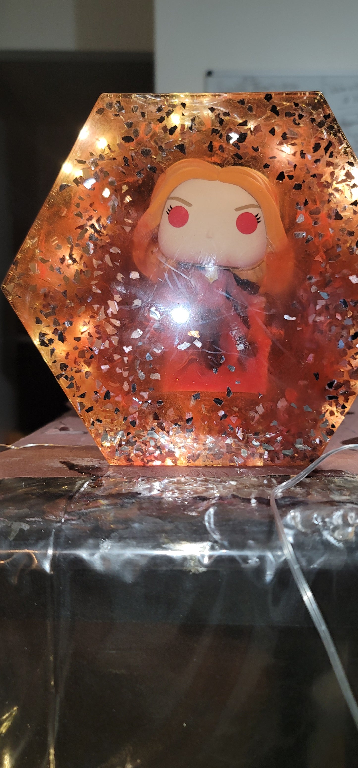 Resin Hexagon-Scarlett Witch