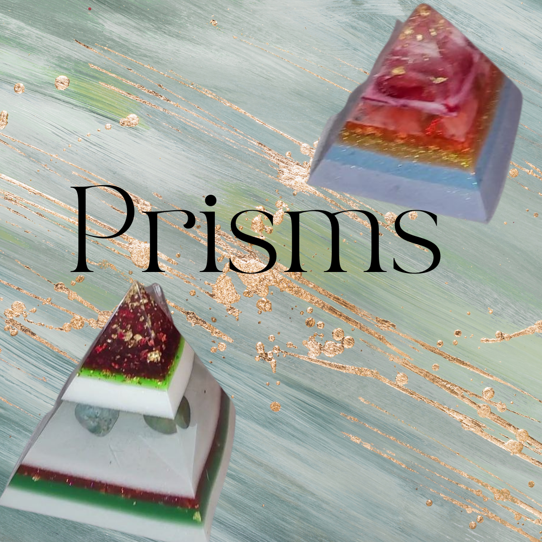 Multi- colored Resin Prism